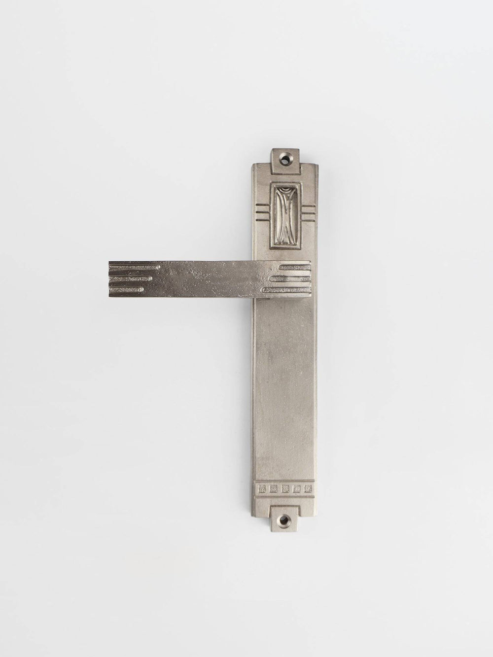 Dummy Door Handle Forme N°27 in Nickel finish | Mi&Gei