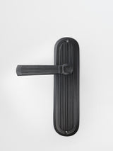 carbon black dummy door handle left