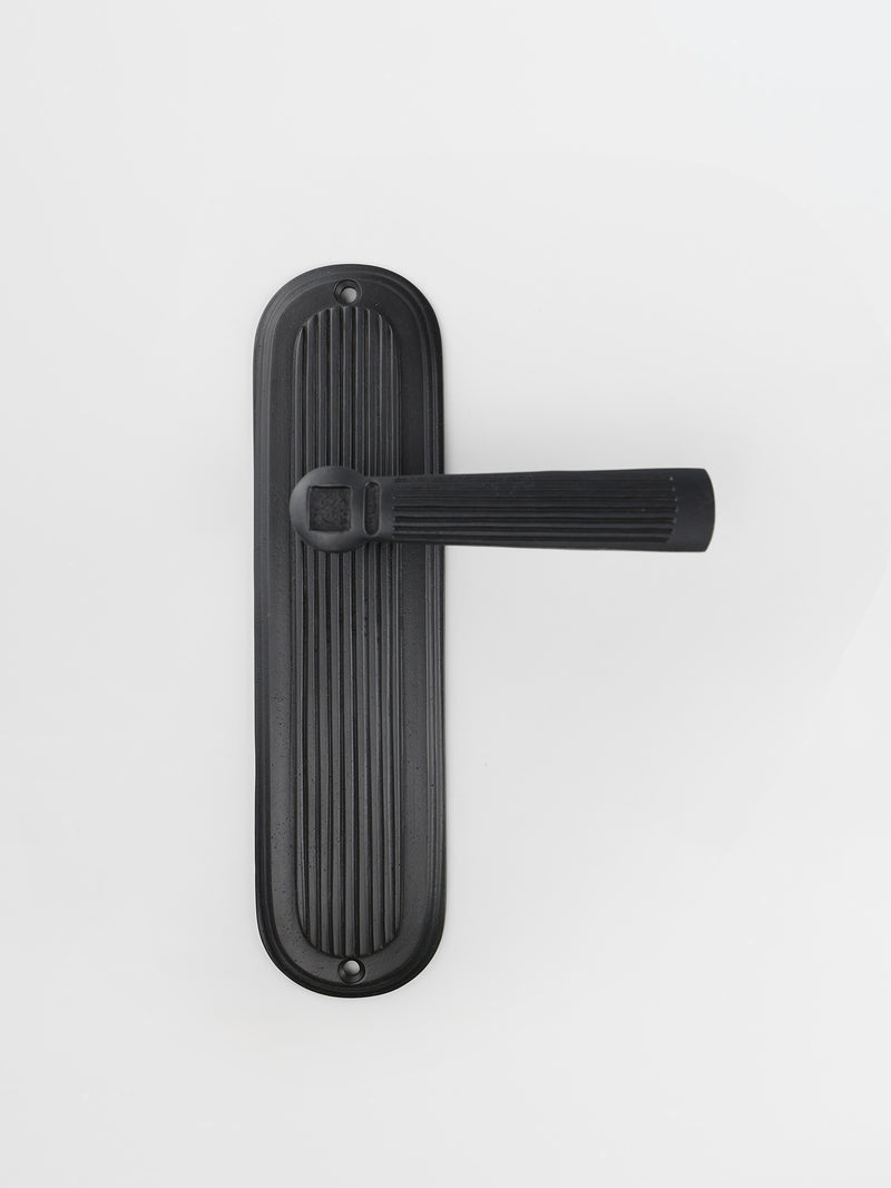 carbon black dummy door handle right