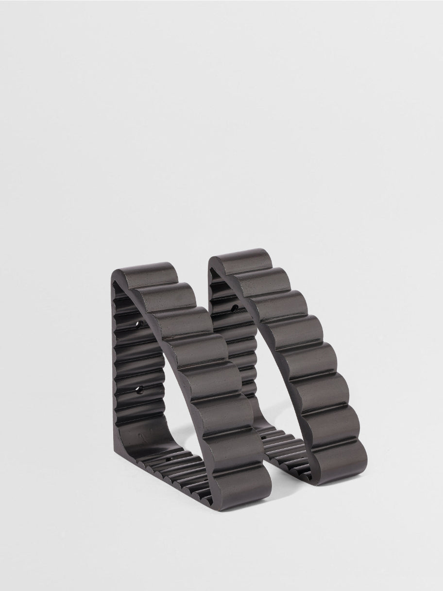 SHELF BRACKET SET OF 2 Forme N°32 in Carbon Black finish | Mi&Gei