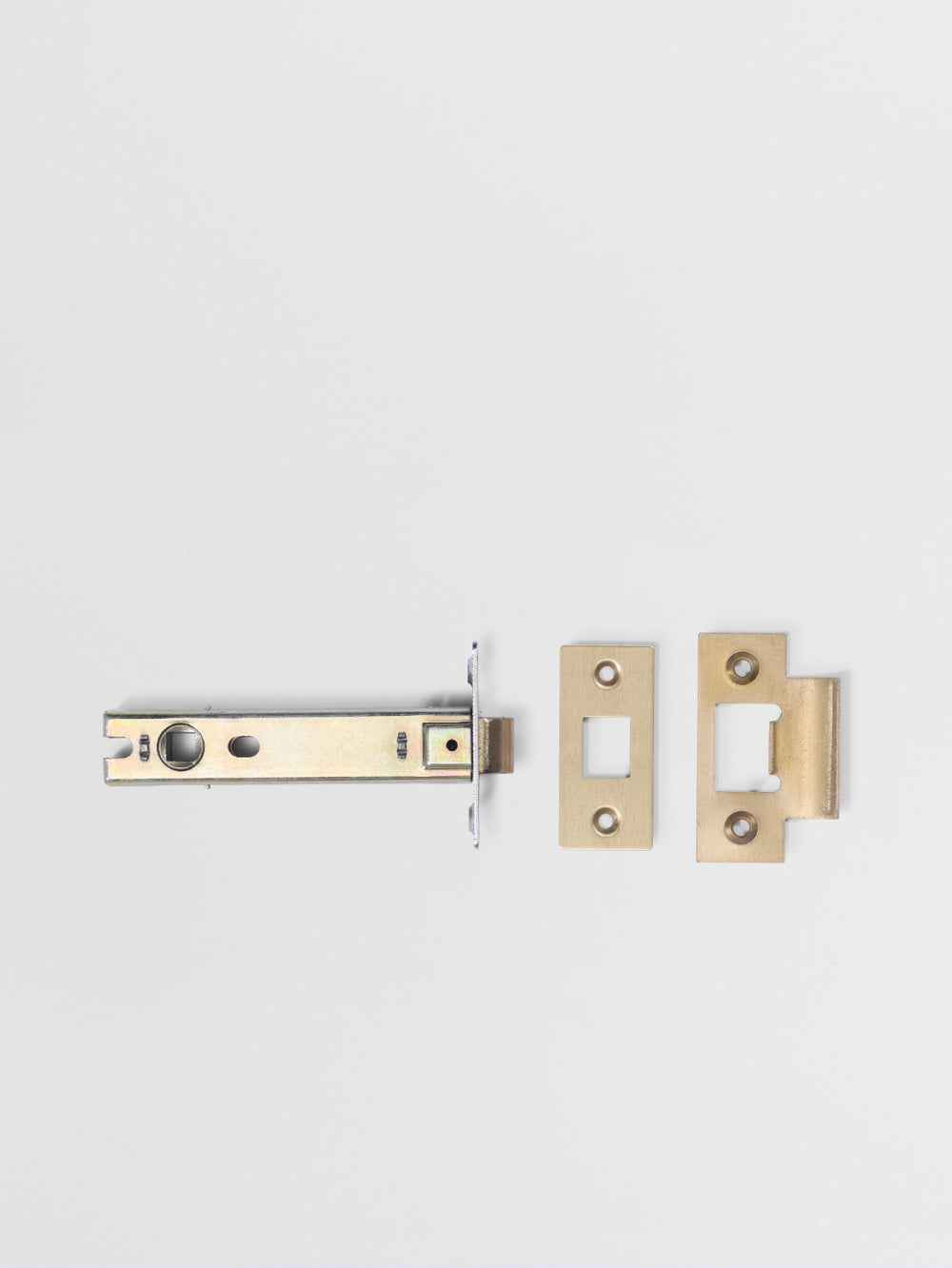 Tubular Spring Latch – 82mm Backset for Residential Interior Doors in Brass finish | Mi&Gei