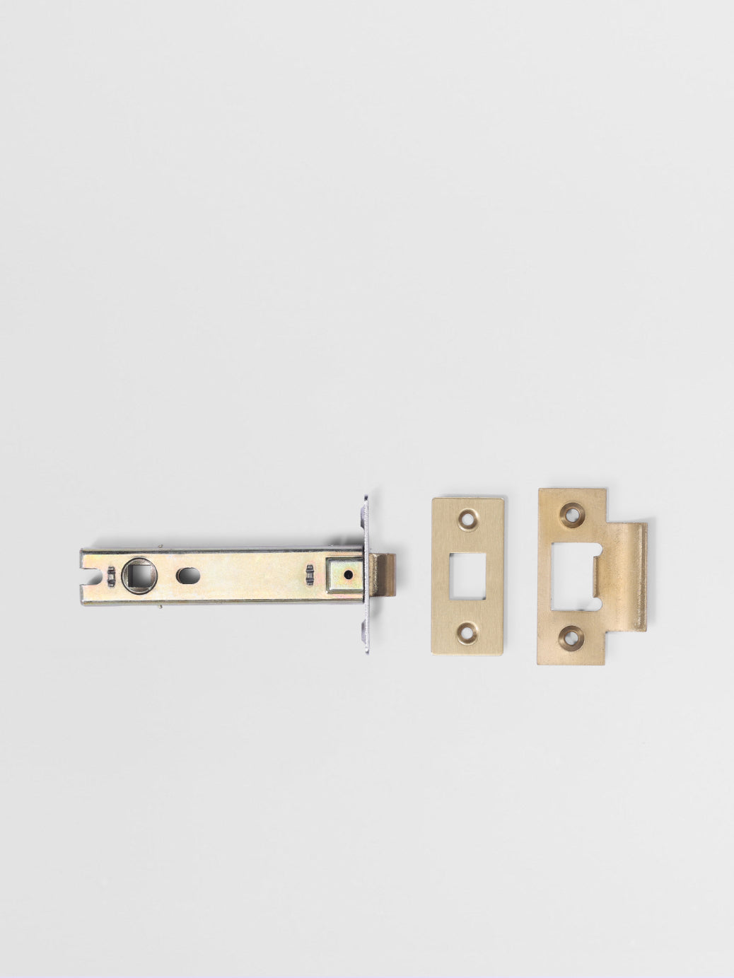 Tubular Spring Latch – 82mm Backset for Residential Interior Doors in Brass finish | Mi&Gei