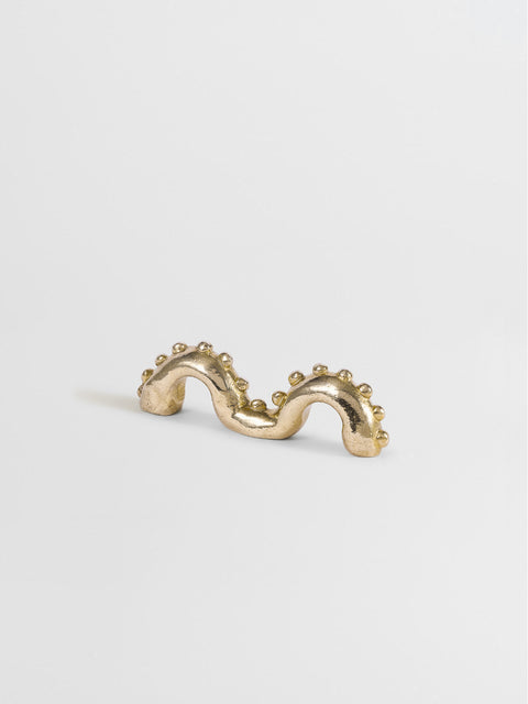 CABINET PULL MEDIUM N°38 - Centers 3.4″ in Brass finish | Mi&Gei