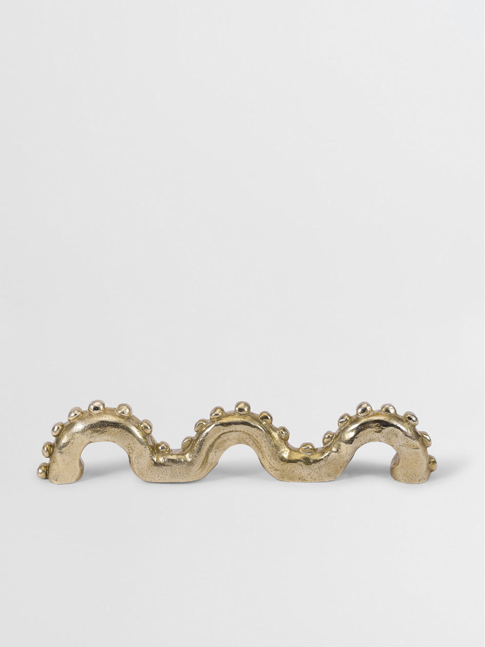 CABINET PULL LARGE FORME N°39 - Centers 5.4″ in Brass finish | Mi&Gei