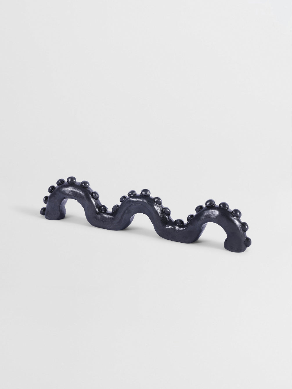 CABINET PULL LARGE FORME N°39 - Centers 5.4″ in Carbon Black finish | Mi&Gei