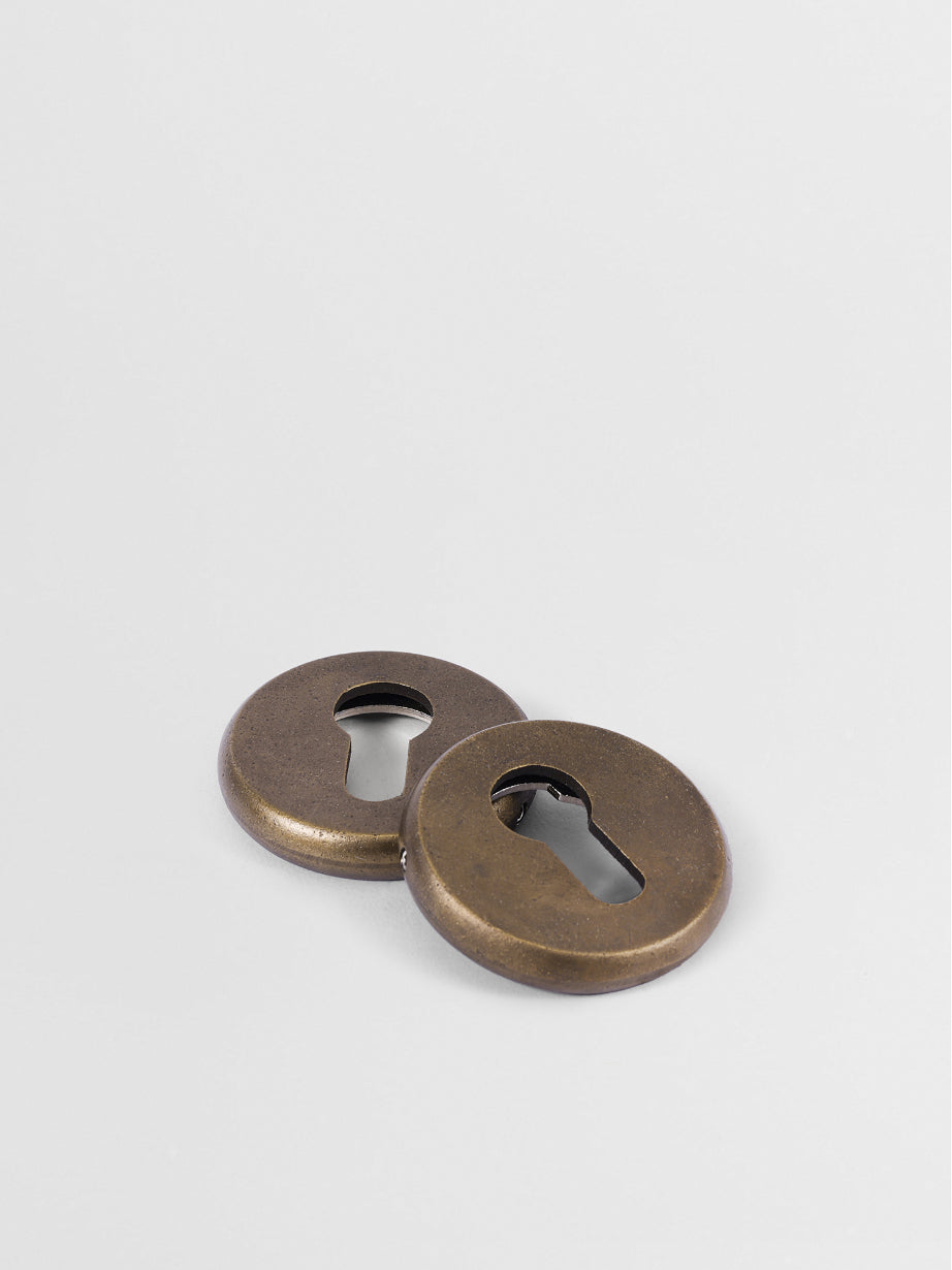 KEY ESCUTCHEON Y - DOOR HANDLES N25 & N26 in Bronze finish | Mi&Gei