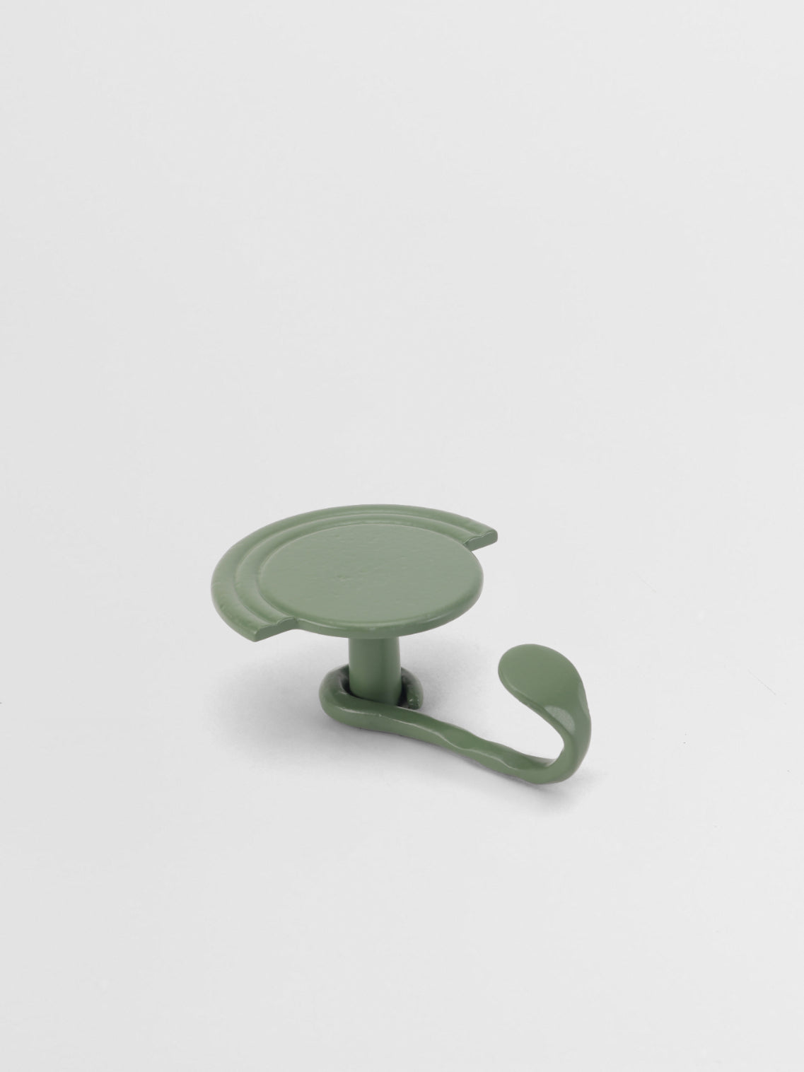 Green Towel Hook Geometric Shape