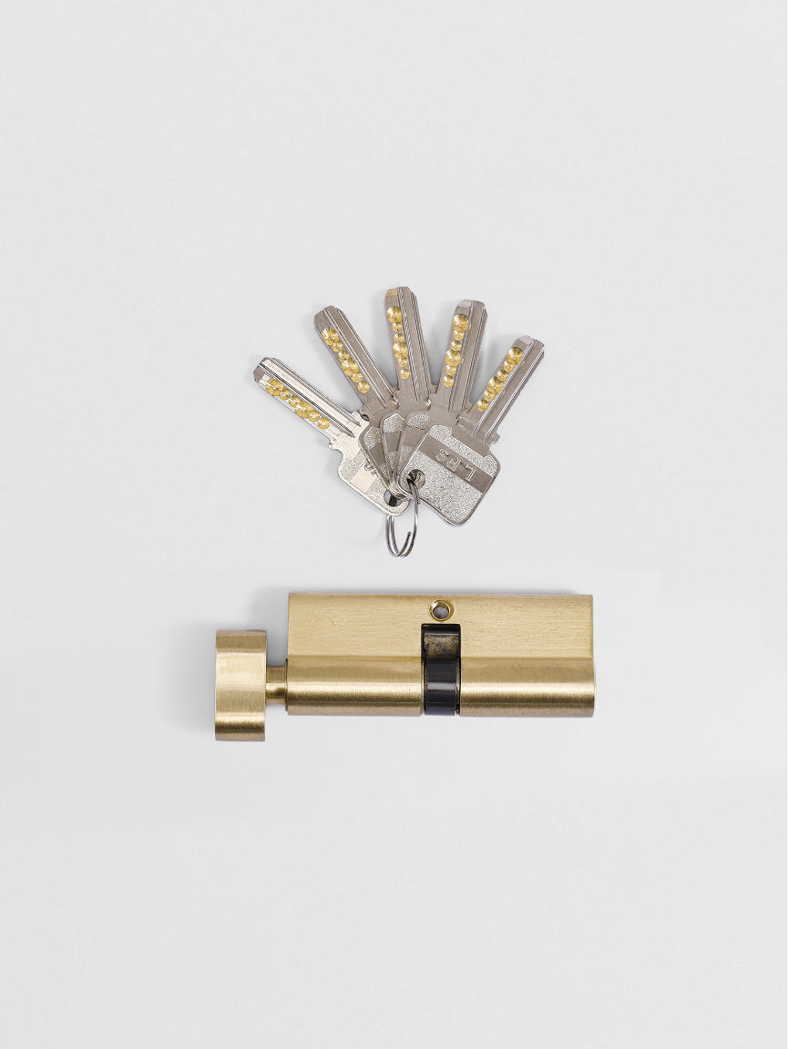 Key Cylinder N°51 - 80mm  | Euro Profile Lock Core | Mi&Gei