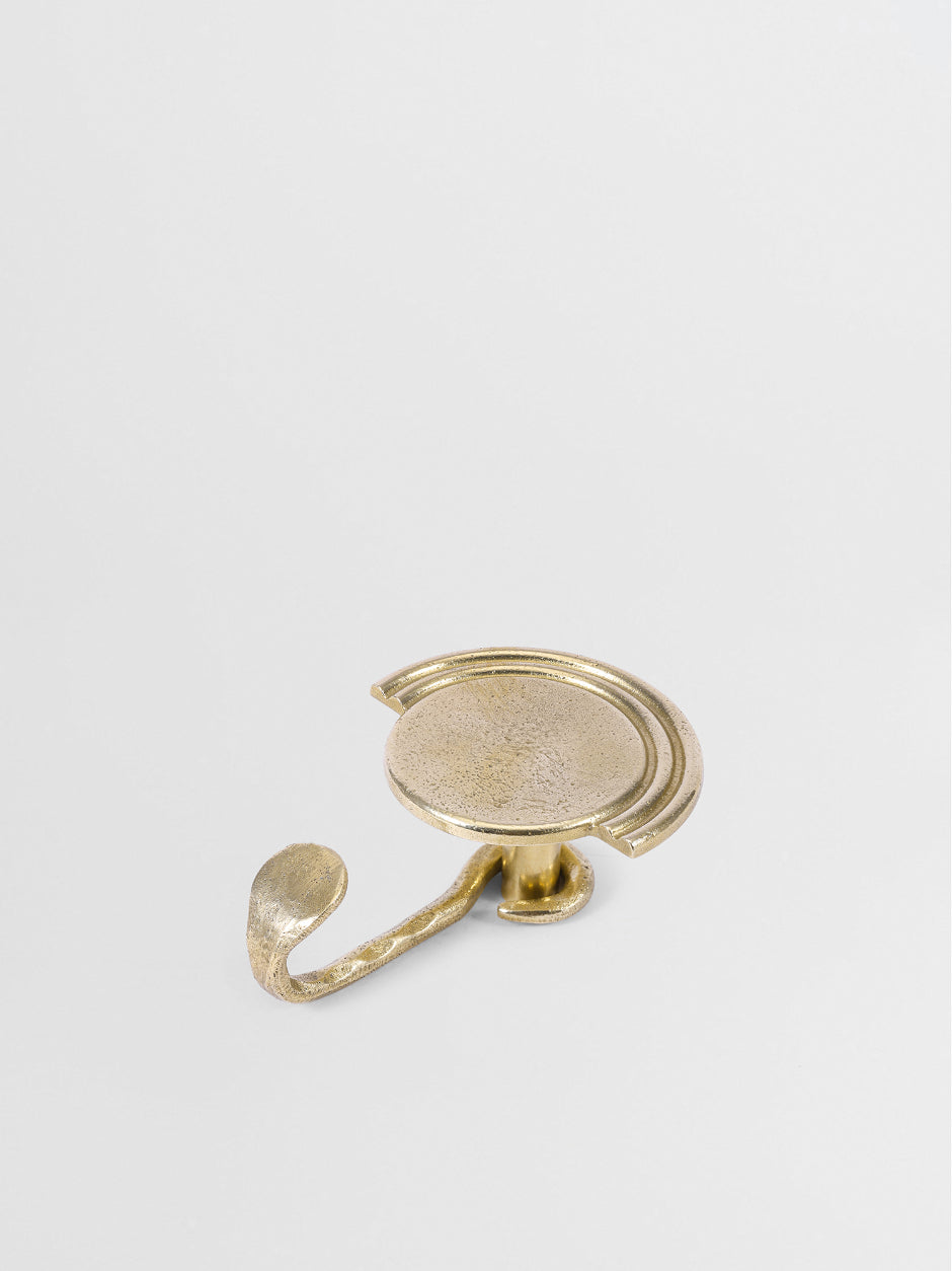 JEWELRY WALL HOOK Forme N°519 in Brass finish | Mi&Gei