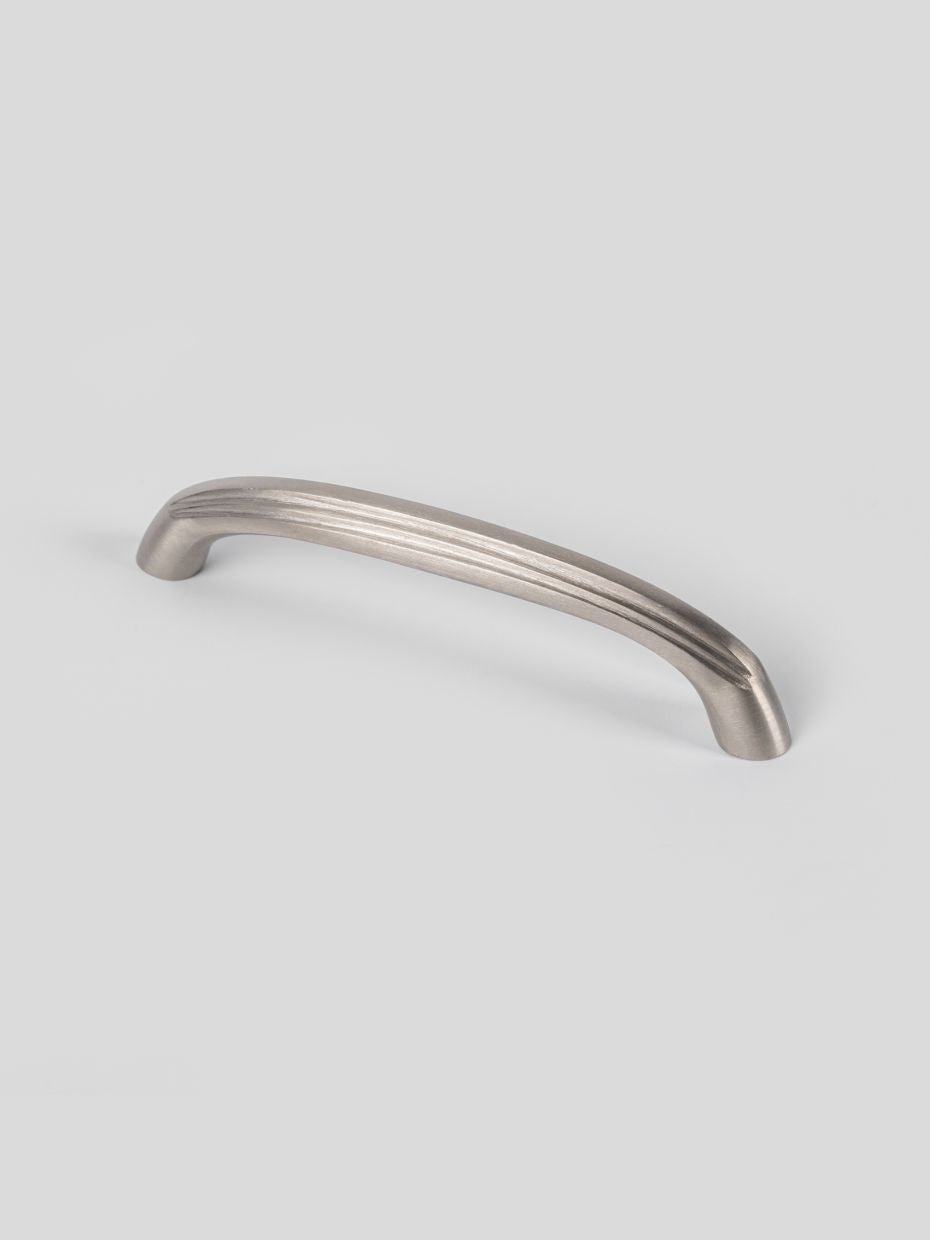 Art Deco Geometric Brass Drawer Pull · Small