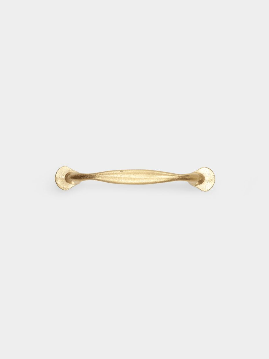 Art Deco Architectural Brass Cabinet Pull