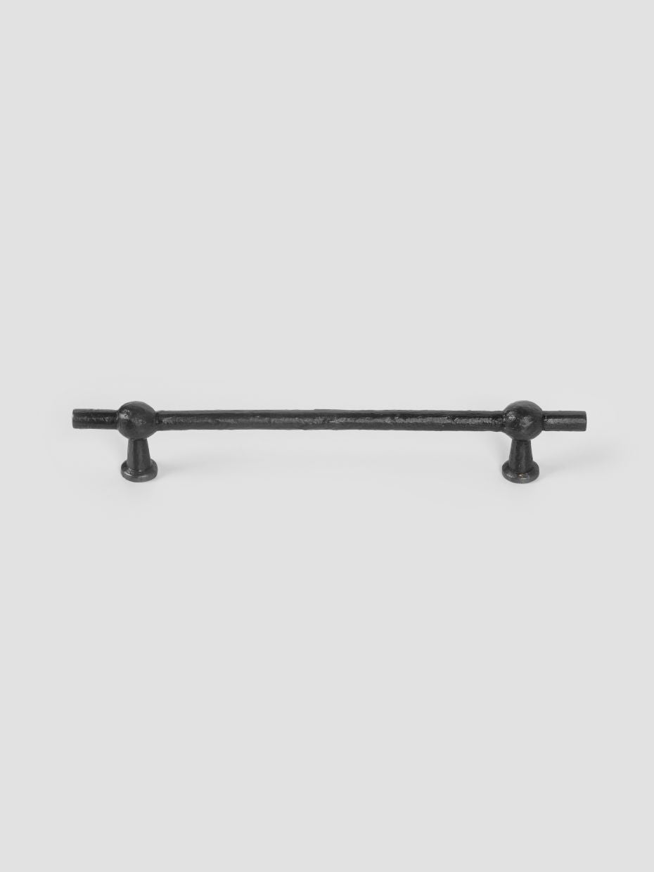 Art Deco Textured Brass Drawer Pull · Medium