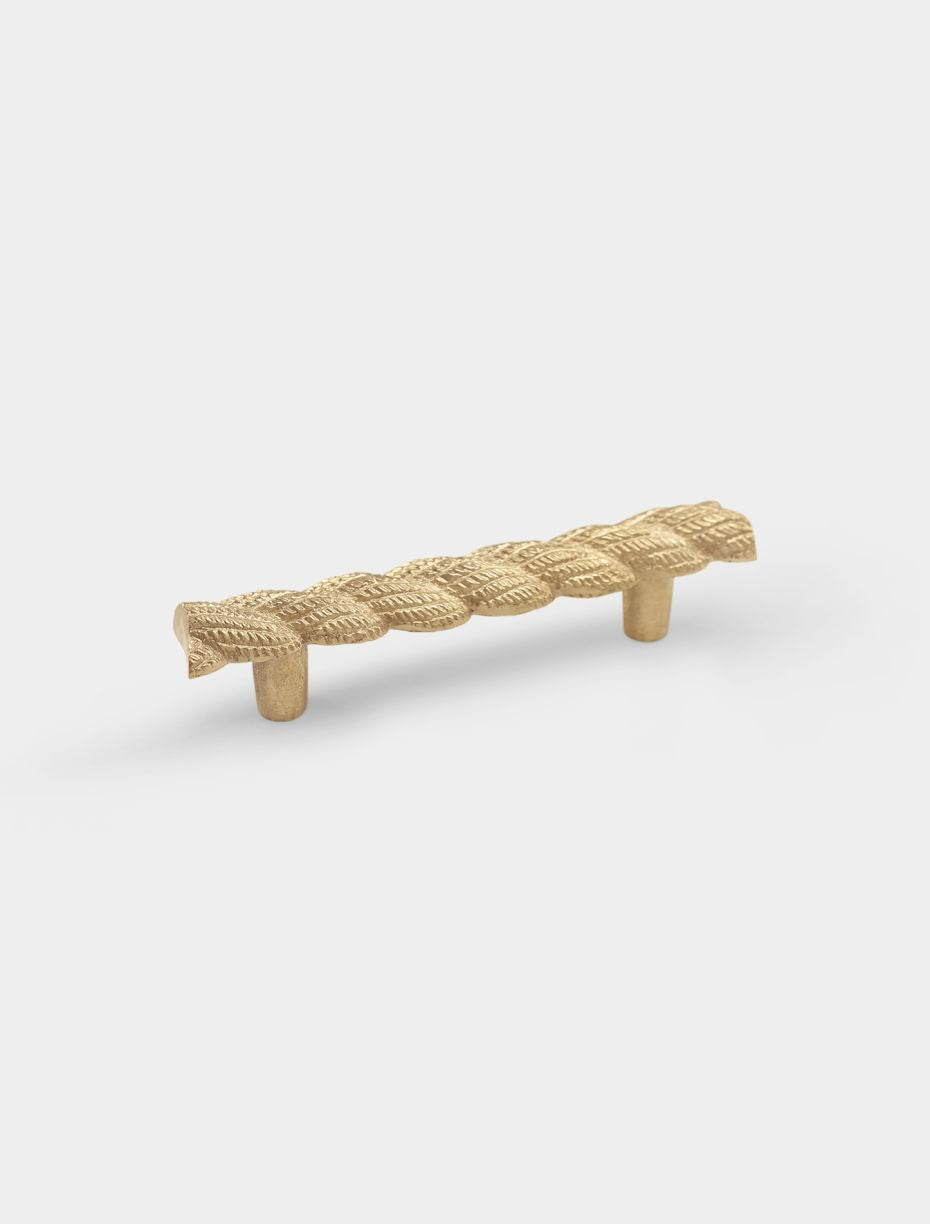 Poignée de tiroir Art déco français en laiton