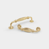 Solid Brass Pull | Art Nouveau Style | André Groult Inspiration | Heritage Collection