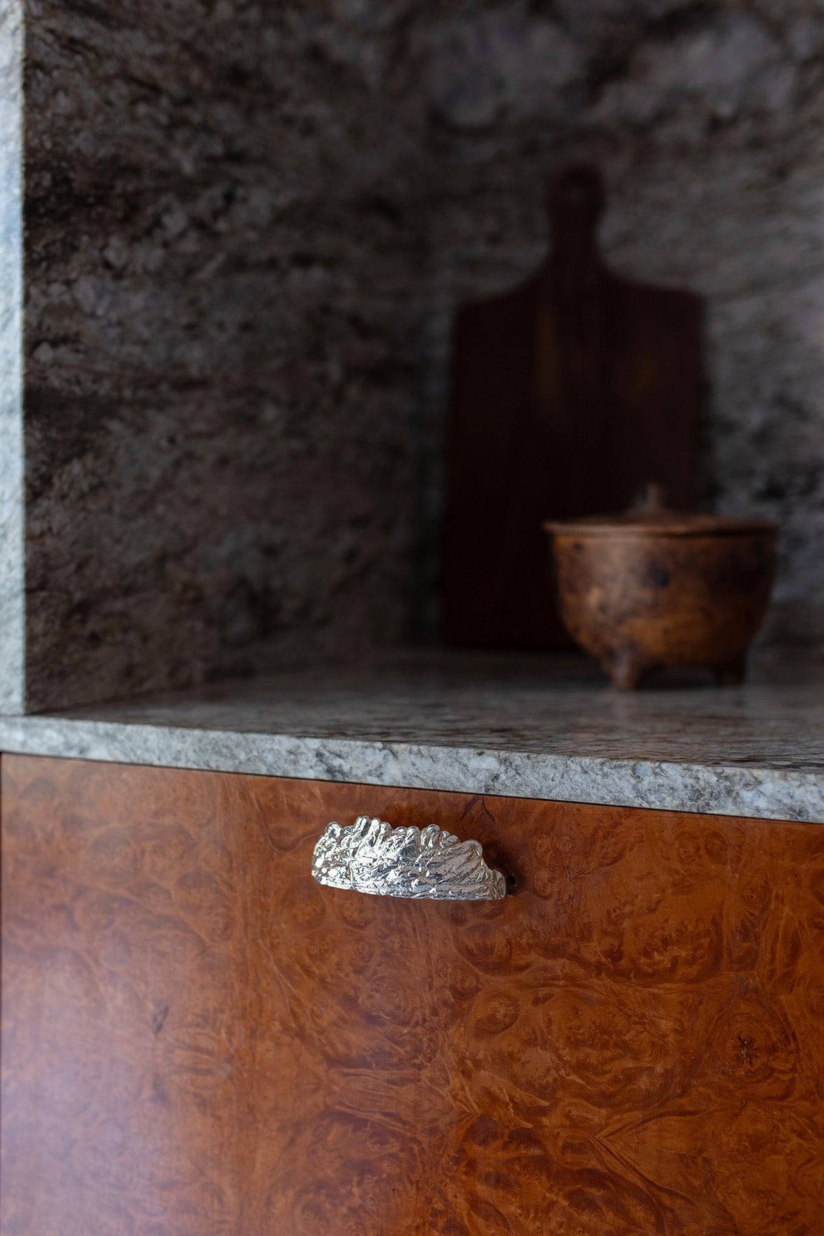 CABINET PULL Forme N°33 - Centers 2.76″ in Polished finish | Mi&Gei