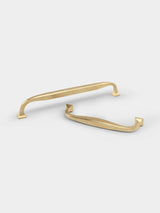 Solid Brass Pull | Modernist Style | Pierre Legrain Inspiration | Heritage Collection