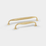 Solid Brass Pull | Modernist Style | Pierre Legrain Inspiration | Heritage Collection