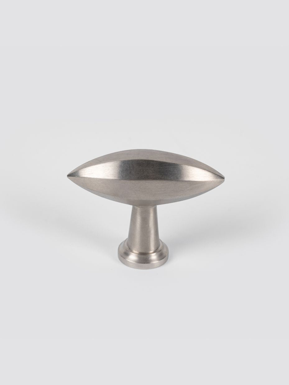Art Deco French Brass Cabinet Knob · Large