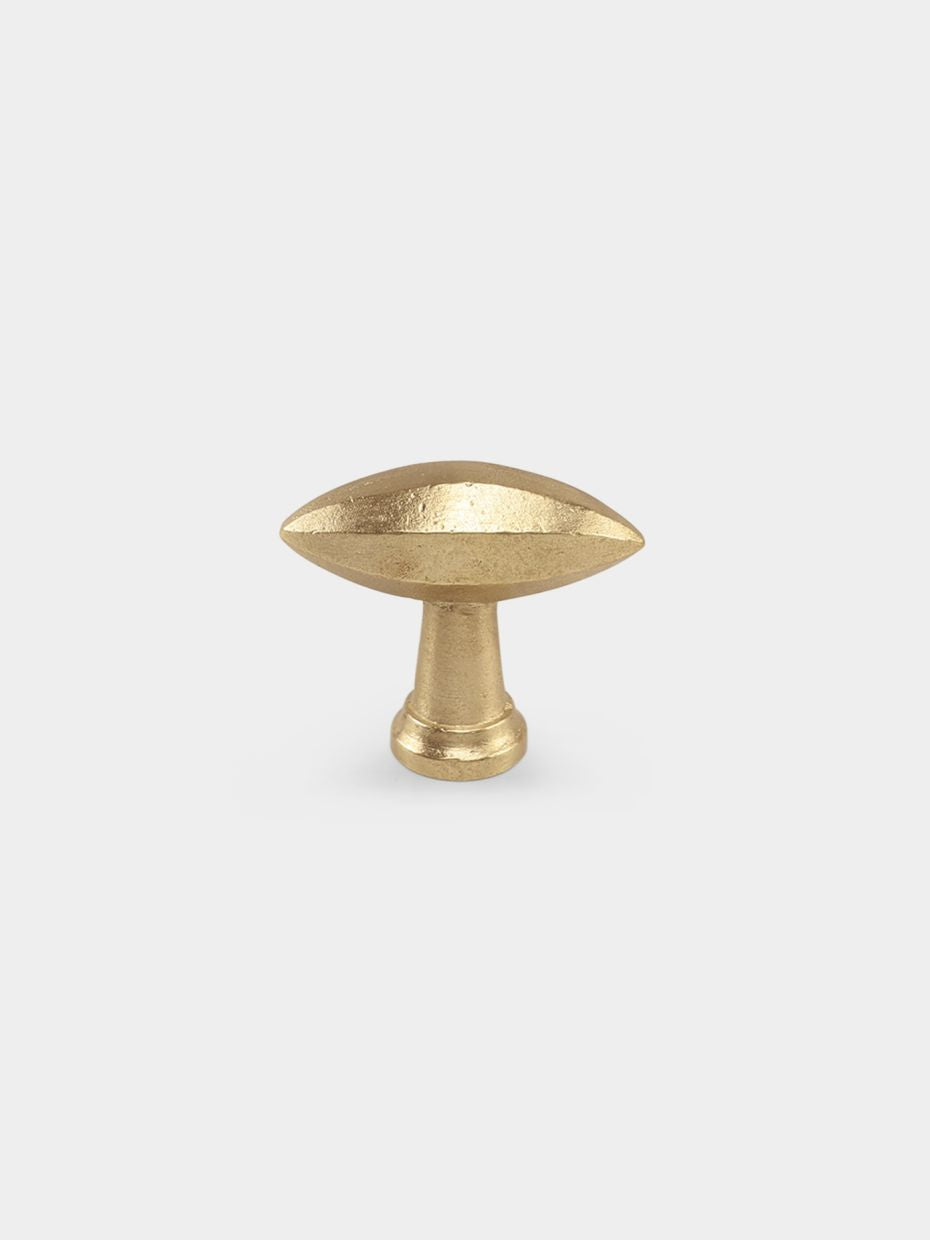Art Deco French Brass Cabinet Knob · Small