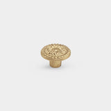 Solid Brass Knob | Art Nouveau Style | Heritage Collection