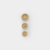 Solid Brass Knob | Art Nouveau Style | Heritage Collection